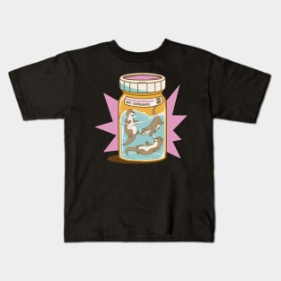 Joyful Otter Jar Kids T-Shirt